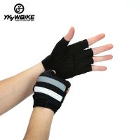 hotx【DT】 Cycling Gloves MTB Half Men Gym Breathable Non-slip