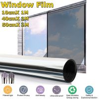 One Way Privacy Window Flim Sun Blocking Mirror Effect Window Tint Film UV Protection Home Window Privacy Film Thermal Blocker Wall Stickers Decals