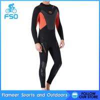 Flameer ชุดดำน้ำชาย3มม. ชุดดำน้ำชุดจั๊มสูทแบบชิ้นเดียวชุด Rash Guard