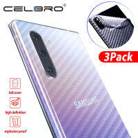 Celbro คาร์บอนไฟเบอร์ป้องกันหน้าจอสำหรับ Samsung Galaxy Note 10 10 S10บวก S10E 5กรัมเคลือบปกหลังฟิล์มป้องกันยาม