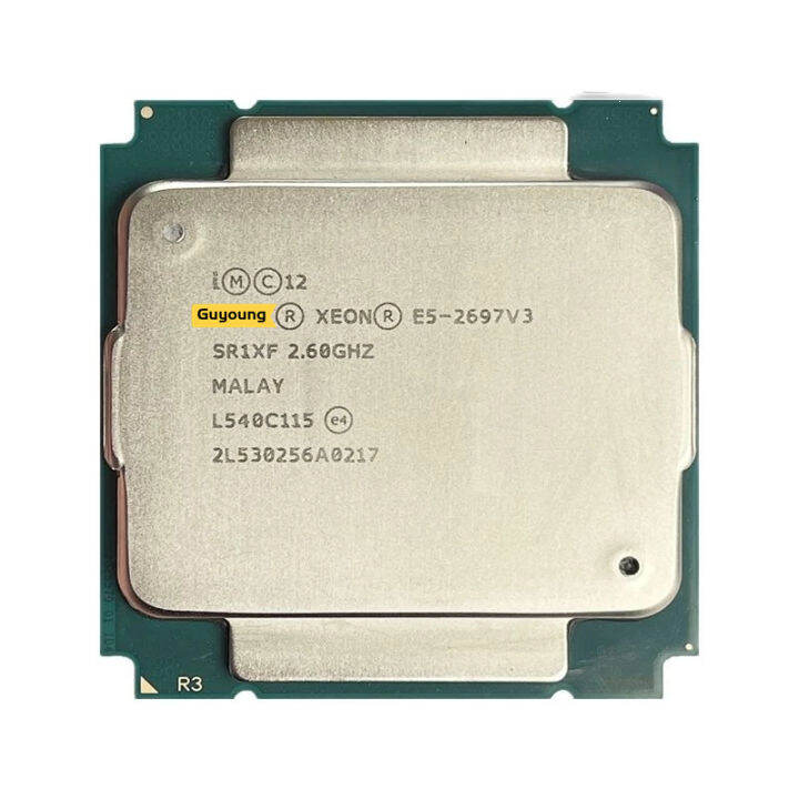 xeon-e5-2697-v3-e5-v3-2697v3-e5-2-6-ghz-ใช้สิบสี่แกนยี่สิบแปดหัวข้อ35m-145w-เครื่องประมวลผลซีพียู-lga-2011-3