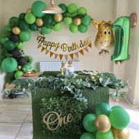 「 ANN Hardware 」 JungleTheme Party ตกแต่ง BalloonArchDarkBalloons ForBirthday Party Baby Shower Decors