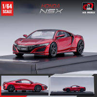 จอแอลซีดี1/64ฮอนด้า NSX รถ Diecast ของเล่นสำหรับเด็กผู้ชายของขวัญวันเกิดคอลเลกชันรถ Kids Toys