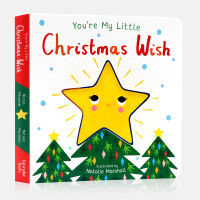 Original English picture book you Re my little Christmas theme picture book you are my Christmas childrens English Enlightenment cardboard book hole Book parent-child interaction picture story book