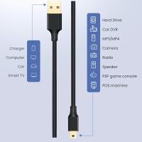 Mini USB Cable Mini USB To USB Data Line Fast USB Line Charger Cord For Data Transfer Hard Drive Enclosures Phone Charging