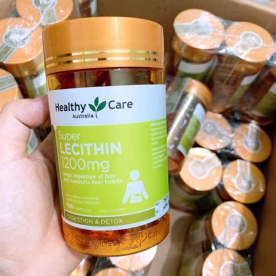 Mầm đậu nành healthy care super lecithin 1200mg 100 viên mẫu mới - ảnh sản phẩm 1