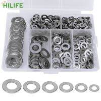 Flat Washer Set M3 M4 M5 M6 M8 M10 Screw Fastener Stainless Steel Washer Plain 660pcs/Box Hardware Accessories