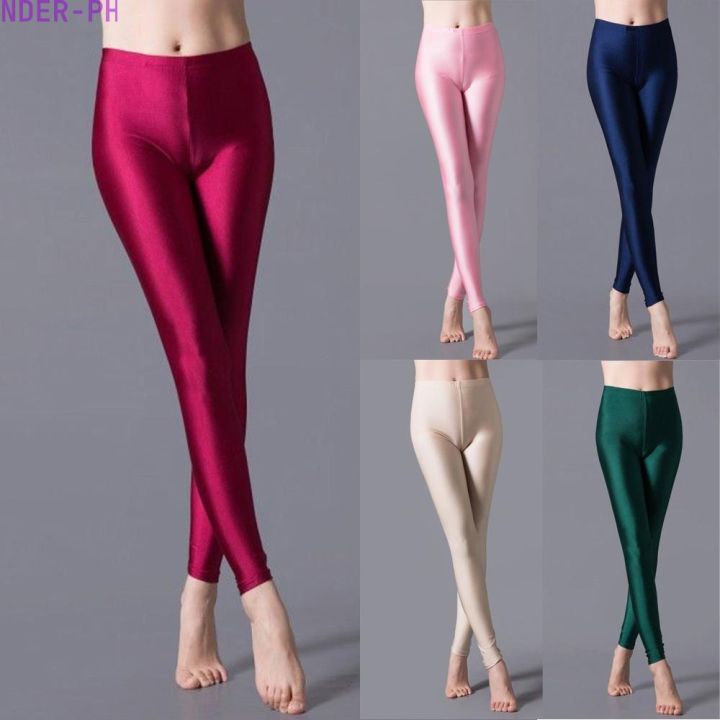 Thin section on the foot shiny pants leggings women wear one