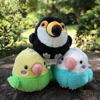 hot！【DT】◕  Small Round Budgie Soft Real Cockatiel Budgerigar Stuffed Gifts