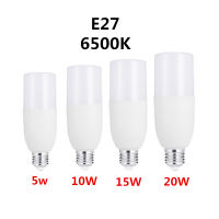 หลอดไฟ LED E27 20W 15W 10W 5W หลอดไฟ LED AC 220V Spotlight แสงเย็นโคมไฟสีขาว