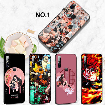 Casing หรับ OPPO F5 A73 F7 F9 Pro A7X F11 F17 F19 A74 A95 Pro Find X3 Pro Lite Neo R9 R9s F1 Plus A76 Reno 7 7Z 6Z EL37 Demon Slayer Anime Pattern Phone เคสโทรศัพท์