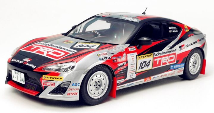 tamiya-24337-1-24แบบจำลองย่อขนาดรถแข่งแรลลี่-trd-86-2013-trd-ชุดสร้างหุ่นประกอบรถยนต์สำหรับ-s-diy