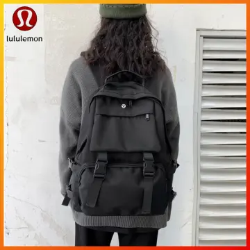 Lululemon black online backpack