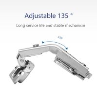 135 Degrees Suitable For Most Corner Cabinets With Door Corner Hydraulic Concealed Hinges Door Hardware Locks