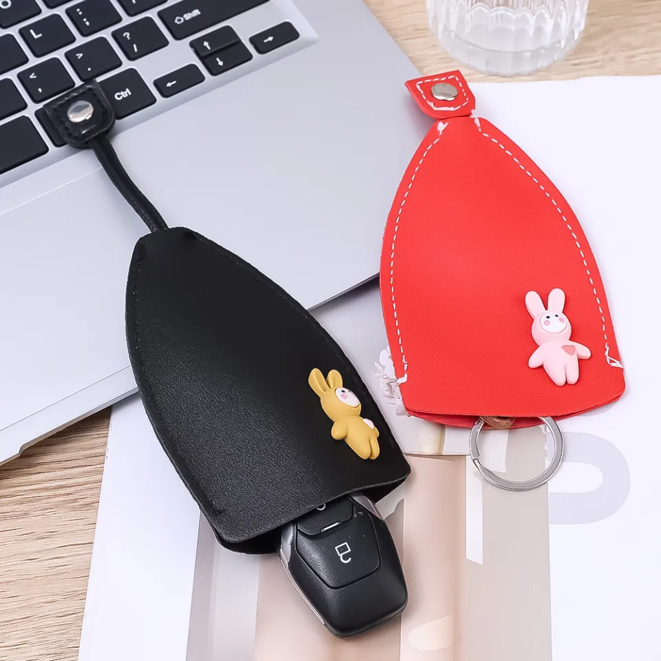 Cartoon Mickey Mouse Pull Type Key Bag PU Leather Cute Rabbit Key Wallets  Housekeepers Car Key Holder Case Disney Keychain Pouch - AliExpress