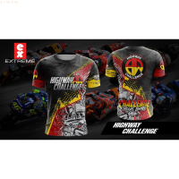 Challange (สต็อกเพียงพอ) Highway 2023 NEW Extreme Design Sublimation T SHIRT 3D Tคุณภาพสูง size:S-5XL