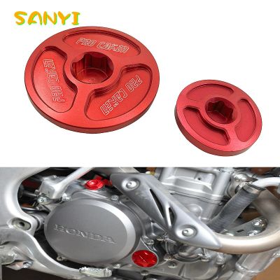 ฝาครอบปลั๊กจับเวลาเครื่องยนต์มอเตอร์ครอสสำหรับ Honda Crf150r Crf250r Crf450r Crf450x Trx400ex Crf 150 250 450 R X Cbr600rr Cbr1000rr Trx