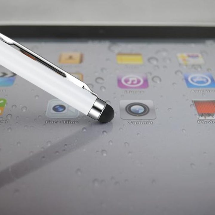 ปากกาทัชสกรีน-stylus-pen-2-in-1-ใช้ได้ทุกรุ่นระบบ-android-และ-ios-ปากกาทัชสกรีน-แท็บเล็ตพีซีความจุปากกาสมาร์ททัชสกรีนปากกาโทรศัพท์มือถือ