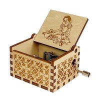 Wooden Music Box Used For Daughter Son New Year Gifts Holiday Gifts for Friends Wooden Carved Vintage Music Box