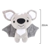 Boneka Mainan จำลองน่ารักสร้างสรรค์หมอนยัดตุ๊กตาหนานุ่มรูปค้างคาวโคอาล่าน่ารักสำหรับเป็นของขวัญสะดวกสบายสำหรับเด็กเด็ก