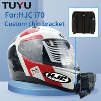 TUYU I70 HJC อุปกรณ์เสริมสำหรับคางอะลูมิเนียมหมวกกันน็อคขายึดกล้องโกโปรฮีโร่10 11 Insta360หนึ่ง X2 X3