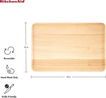 KitchenAid Gourmet Birchwood Chopping Block | 12 x 16