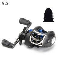 2023 New AK200 7.2:1 High Speed Fishing Reel Left Right Hand Baitcasting Reel Brake System 8kg Drag Wheel Bait Casting