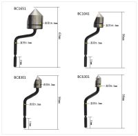 【In Stock】 QQAZ MALL หัวเครื่องมือลบมุม,ใบมีดตัด,มีดหัวตัดแบบเจาะ,BC6301, BC8301, BC1041, BC1651