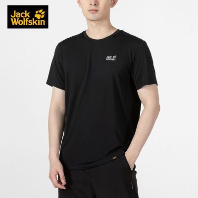 JACK WOLFSKIN Jackwolfskin Wolf Claw Short-Sleeved T-Shirt Male 22 Spring And Summer New Outdoor Casual Round Neck Half-Sleeved Shirt 5819152