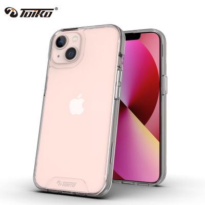 TOIKO Chiron เคสโทรศัพท์แบบใสสำหรับ13 Pro Max กันกระแทกฝาหลัง Ip 13 Mini Hybr กันชนพีซี Pcpu กรอบหุ้ม