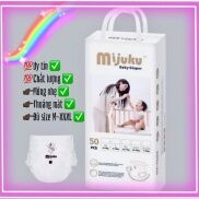 HCMTã quần Mijuku 50 miếng - Bỉm quần cao cấp mỏng nhẹ siêu khô thoáng cho