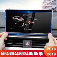 For Audi A4 B9 S4 A5 S5 Q5 2016 - 2019 Tempered Glass Car Navigation Screen Protector Film Instrument Panel Stickers Accessories