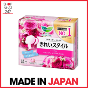 Băng vệ sinh hằng ngày Laurier hương hoa hồng 72 miếng- Nội địa Nhật Bản