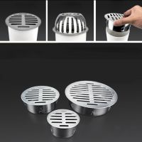 Outdoor Balcony Floor Drains Anti-blocking Drainage Roof Cover Rain Pipe Cap Stainless Steel Rooftop Floor Drain 28-200mm