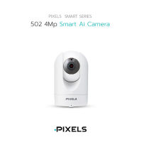 [ฟรี Micro SD Card 32GB] PIXELS PS-5G502Ai Wi-Fi (Smart Robot) 4MP กล้องสมาร์ทโฮม 5G สำหรับใช้ภายในบ้าน ชัด 4 ล้านพิกเซล QHD 4K ใช้งานร่วมกับ Google Assistant และ Amazon Alexa