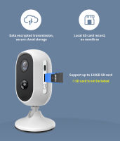 Hiseeu 1536P 1080P WIFI Battery IP Camera 2MP Rechargeable Two Way Audio Outdoor Security C30 solar PIR work Hiseeu Wireless kit