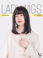 LADYWIGS วิกผมแท้ ทรงผมตรงยาวประบ่า มีหน้าม้า SM026