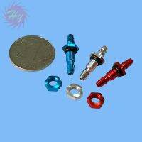 2 Pcs Blue Silver Red Alu Mini Double-Ended Nozzle D8 M4 Thread Tank Accessories With O-ring Nut For RC Tank Parts