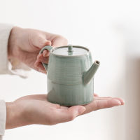 LUWU green ceramic teapot tea kettle chinese tea pot 175ml