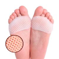 Silicone Forefoot Metatarsal Pads Pain Relief Orthotics Foot Massage Anti slip Protector High Heel Elastic Cushion Foot Insole