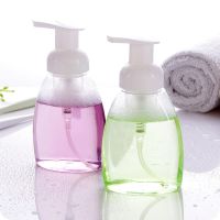 250ml Clear Travel Refillable Shampoo Lotion Foaming Pump Bottle Soap Dispenser Shower gel shampoo bottle Hairdressing Tools