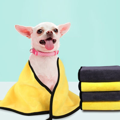 Super Absorbent Towels for Dogs Cats Fashion Bath Towel Soft Nano Fiber Quick-drying Bath Towel Car Wiping Cloth Pet Supplies