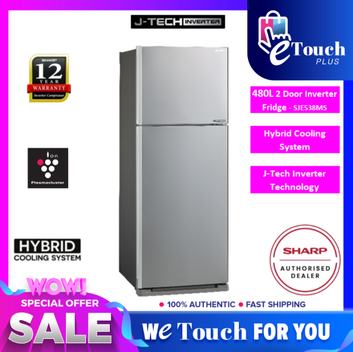 sharp fridge sje538ms