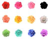 100 roses are suitable for nail art accessories or jewelry 3 d nail with flat back resin beads multicolor flower