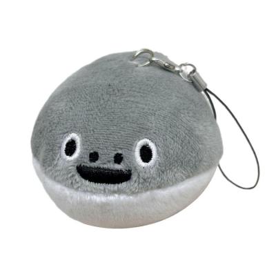 Stuffed Fish Plush Toy Soft Plush Squeak Sacabambaspis Keychain Portable Sea Animal Relaxing Toy for Children Cute Small Fish Plushies for Handbag Backpack outgoing