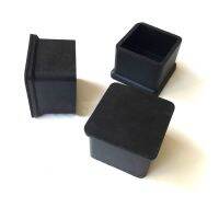 ☼ 1/2/4/5/10/16PCS Square Rubber Furniture Leg Chair Table Feet Tube Pipe Stick End Cover Caps 20x20mm 25x25mm 30x30mm 40x40mm