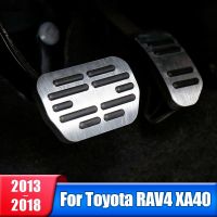 สำหรับ Toyota XA40 RAV4 2014 2015 2016 2017 2018 RAV 4รถคันคันเร่งเบรกอุปกรณ์เสริมแผ่นรองคลุมกันลื่น