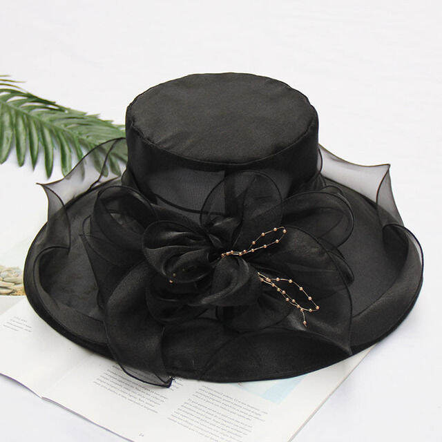 hot-organza-church-fascinators-hat-wedding-dress-tea-party-derby-hats-for-women-flower-bowknot-wide-brim-sun-hat