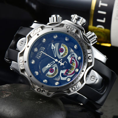 2022Invicta นาฬิกาสำหรับผู้ชายนาฬิกาข้อมือควอทซ์ผู้ชายหน้าปัดใหญ่นาฬิกาแฟชั่นสำหรับผู้ชาย (9สี)