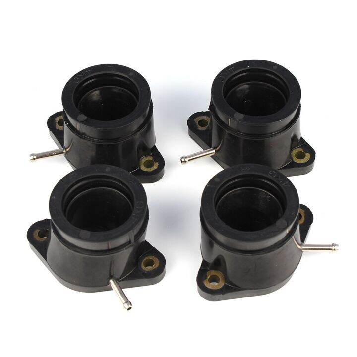 4pcs Carburetor Pad Plastic Outlet Carburetor Intake Manifold Interface